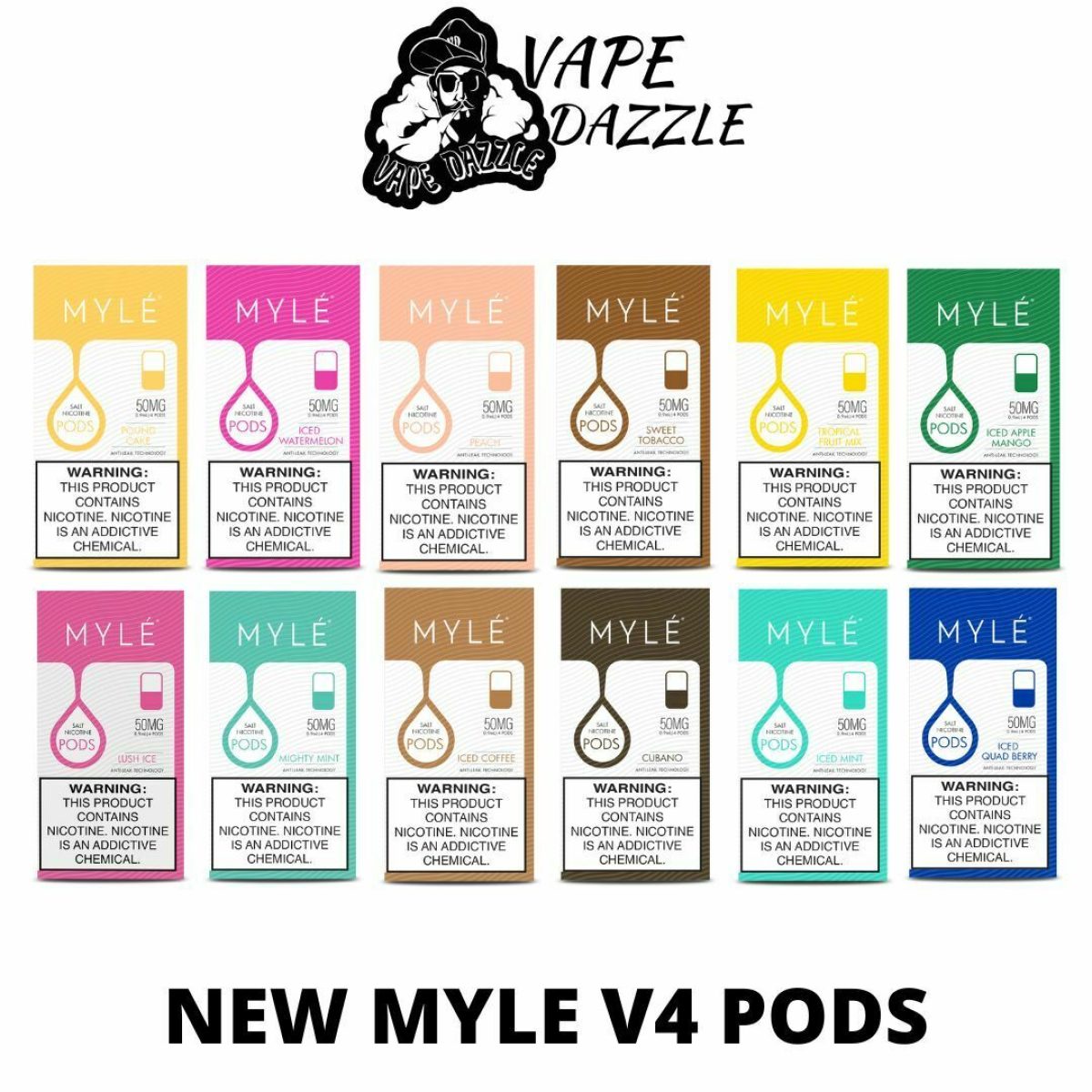 MYLE V4 PODS | NEW MYLE V4 DUBAI, UAE - Vapedazzle AE