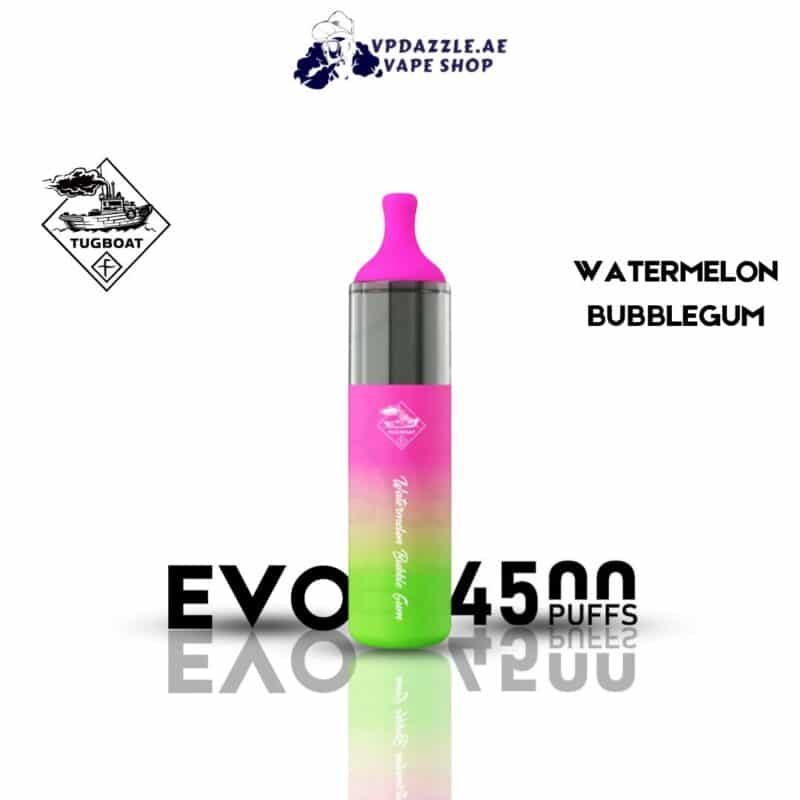 TUGBOAT EVO WATERMELON BUBBLEGUM 4500 PUFFS