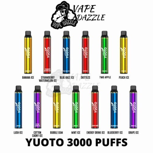 YUOTO VAPE 3000 PUFFS LUSCIOUS DISPOSABLE