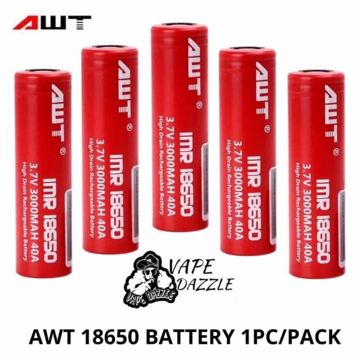 AWT Battery 18650 3000mah 35a