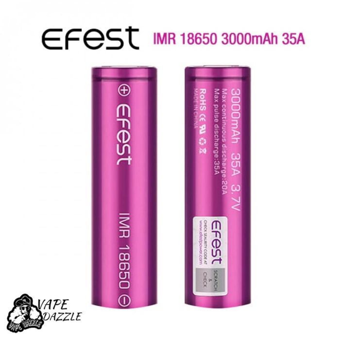 Efest 18650 3000mah 35a Battery 1pc Dubai