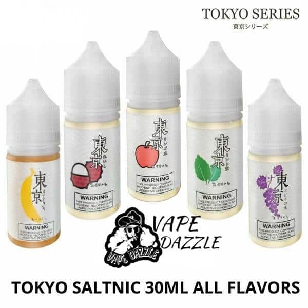 Tokyo Saltnic E-Liquid All Flavors