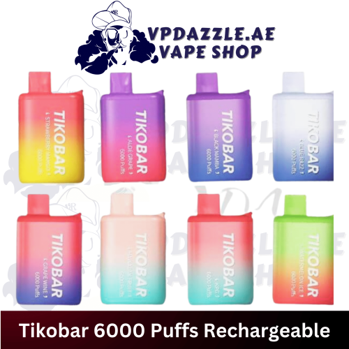 Tikobar 6000 Puffs Rechargeable