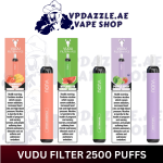 VUDU FILTER 2500 PUFFS