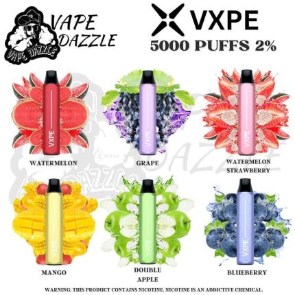 VXPE Rechargeable Disposable Vape 5000 Puffs