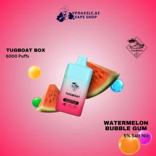 tugboat box Watermelon Bubble Gum 6000