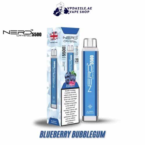 Nerd Crystal BLUEBERRY BUBBLE 5500 puffs