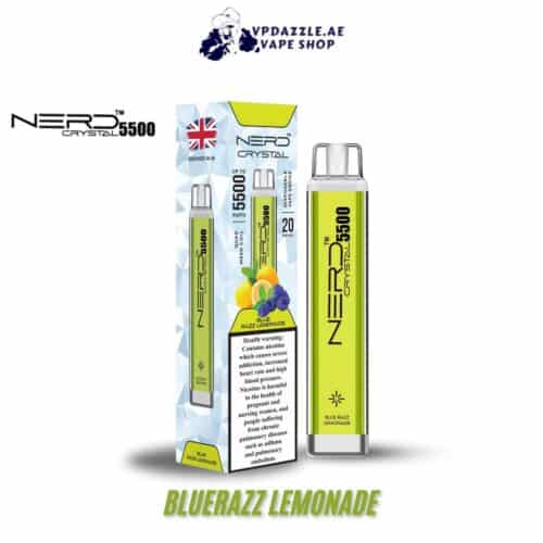 Nerd Crystal BLUERAZZ LEMONADE 5500 puffs