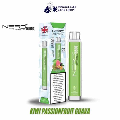 Nerd Crystal KIWI PASSIONFRUIT GUAVA 5500 puffs