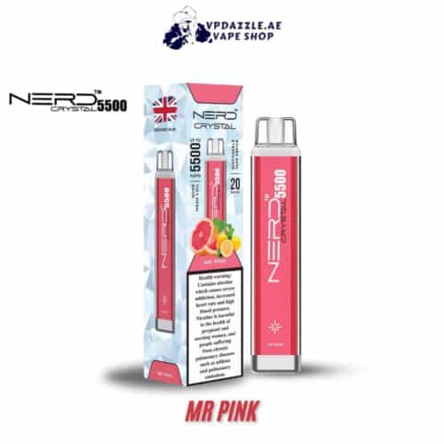 Nerd Crystal MR PINK 5500 puffs