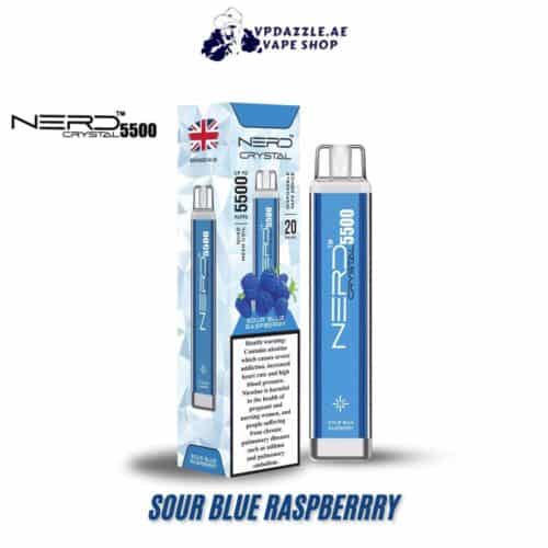 Nerd Crystal SOUR BLUE RASPBERRRY 5500 puffs