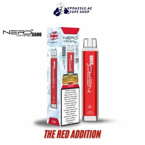 Nerd Crystal THE RED ADDITION 5500 puffs