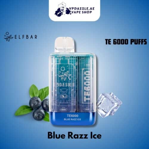 elfbar te Blue Razz Ice 6000 puffs