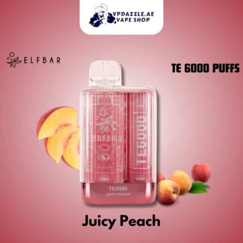 elfbar te Juicy Peach 6000 puffs