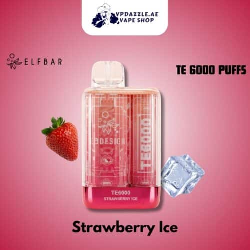 elfbar te Strawberry Ice 6000 puffs