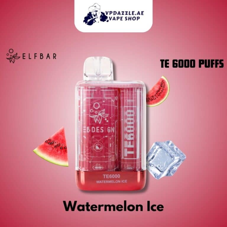 elfbar te Watermelon Ice 6000 puffs