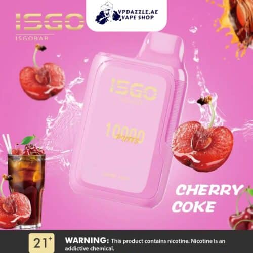 Isgo Cherry Coke 10000 puufs