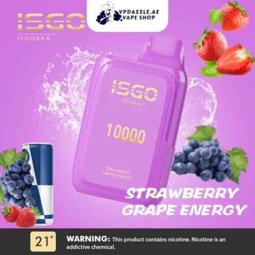 Isgo Strawberry Grape Energy 10000 puffs