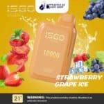 Isgo Strawberry Grape Ice 10000 puffs