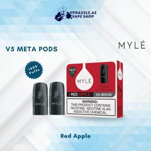 Myle Meta red apple 1600 puffs