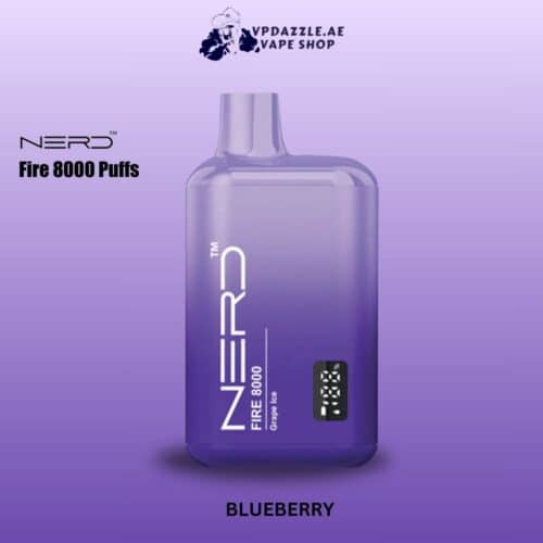 Nerd Fire BLUEBERRY 8000 Puffs