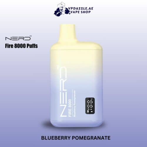 Nerd Fire BLUEBERRY POMEGRANATE 8000 puffs