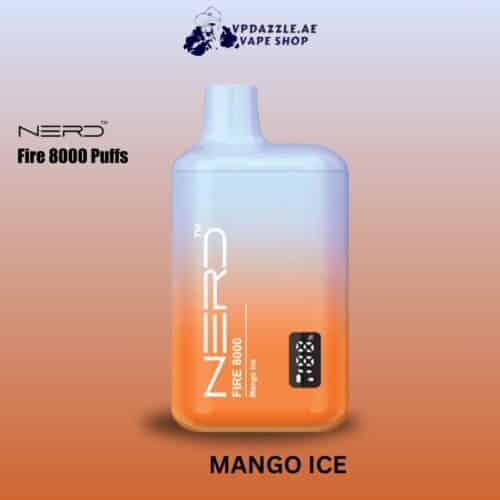 Nerd Fire MANGO ICE 8000 puffs