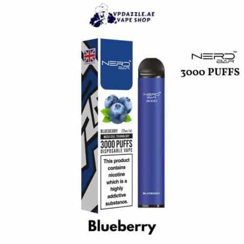 Nerd Bar Blueberry 3000 Puffs