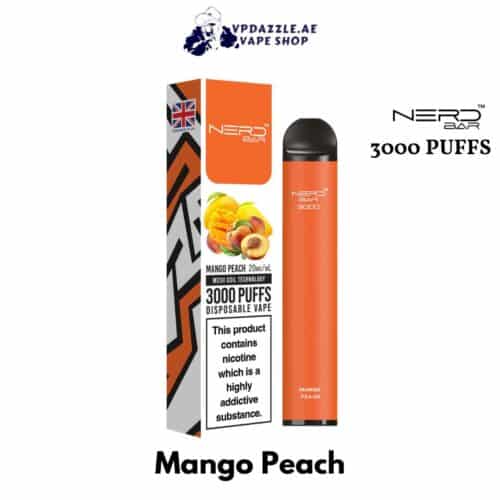 Nerd Bar Mango Peach 3000 Puffs