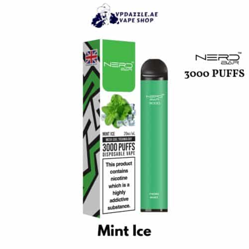 Nerd Bar Mint Ice 3000 Puffs