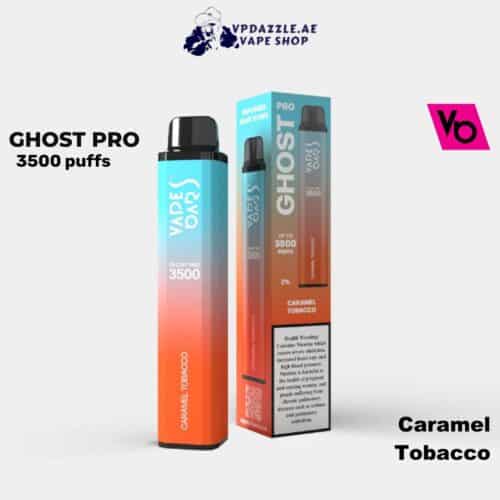 VAPE BAR GHOST PRO Caramel Tobacco 3500 puffs