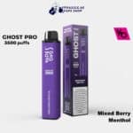 VAPE BAR GHOST PRO Mixed Berry Menthol 3500 puffs