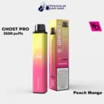 VAPE BAR GHOST PRO Peach Mango 3500 puffs