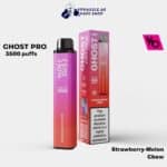 VAPE BAR GHOST PRO Strawberry-Melon Chew 3500 puffs