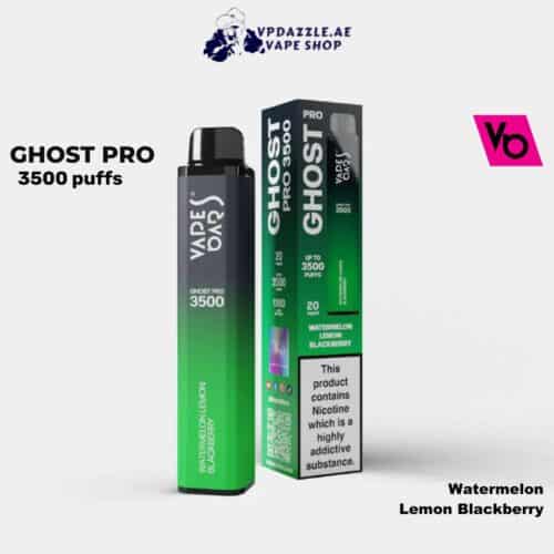 VAPE BAR GHOST PRO Watermelon Lemon Blackberry 3500 puffs