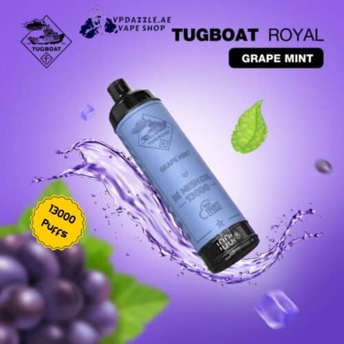 Tugboat Royal grape mint 13000 puffs