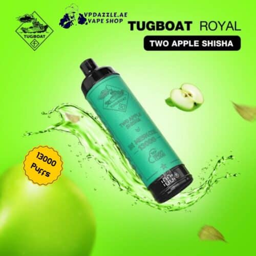 Tugboat Royal two apple shisha 13000 puffs