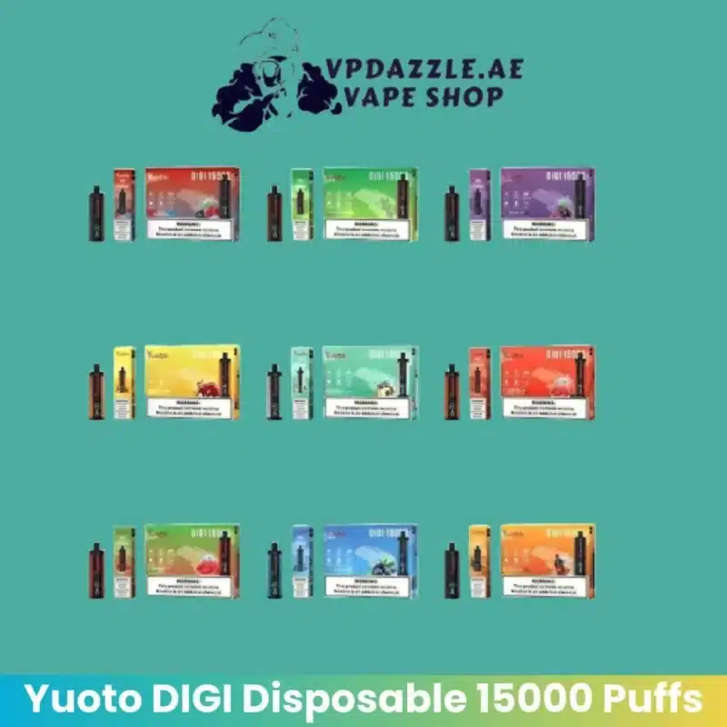 Yuoto DIGI 15000 Puffs Disposable Vape in Dubai, UAE