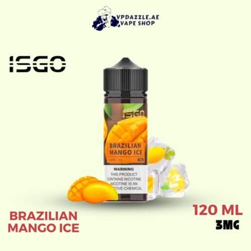 Isgo 120ml Brazilian Mango Ice E-liquid 3mg