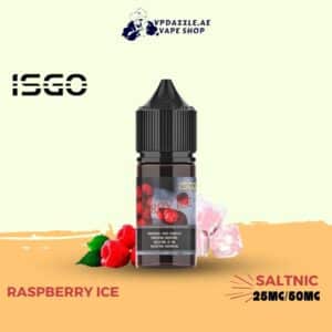 Isgo 30ml Raspberry Ice Saltnic E-Liquid