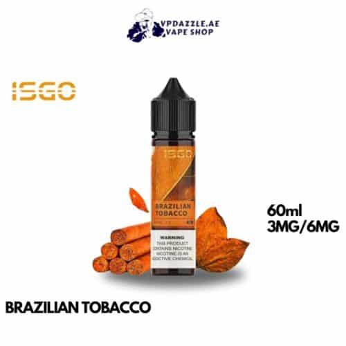 Isgo Brazilian Tobacco E-liquid 60ml