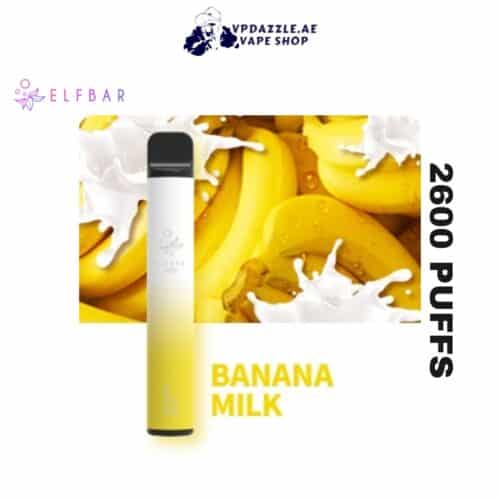 elf bar Banana Milk 2600 puffs