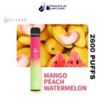 elf bar Mango Peach Watermelon 2600 puffs