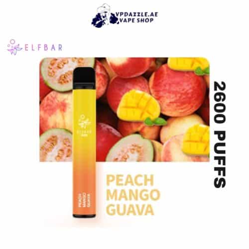 elf bar Peach Mango Guava 2600 puffs