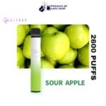 elf bar Sour Apple 2600 puffs