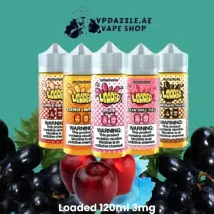 LOADED 120ML E-LIQUID ALL FLAVORS 3MG