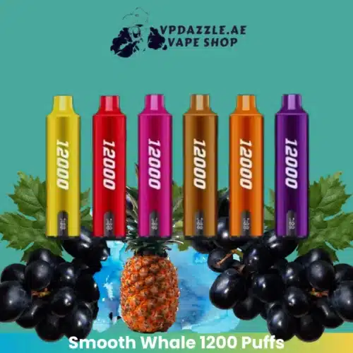 SMOOTH Whale 12000 Puffs Rechargeable 5% Disposable Vape in UAE