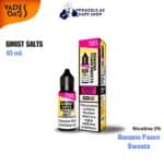 Vapes Bars Ghost Salts 10ML Banana Foam Sweets