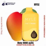 Myle Meta 9000 Puffs Disposable Vape frozen mango in UAE