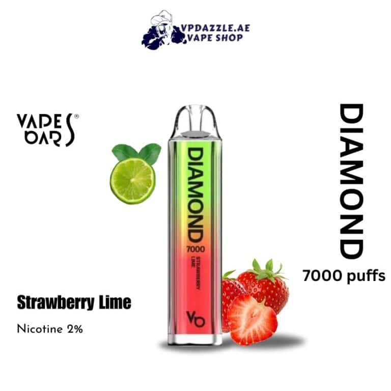 Vapes Bars Diamond Strawberry Lime 7000